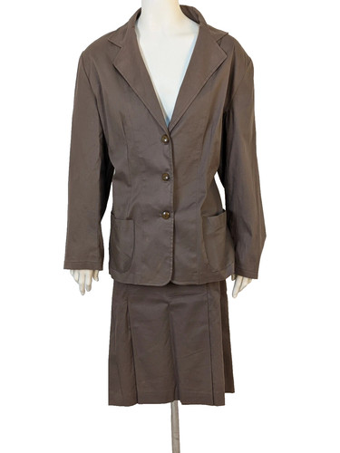 Tailleur donna vintage marrone - donna,