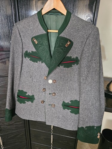 Giacca tirolese vintage loden - giacca,