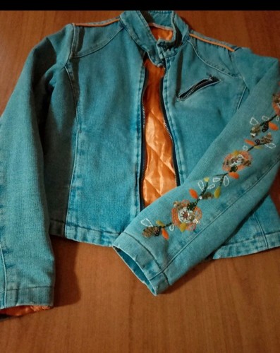 Giubbino jeans imbottito - giubbino,
