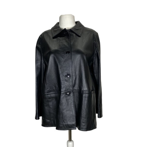 Giacca vera pelle nera da - in,