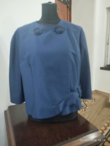 Giacca corta vintage blu - blu, navy
