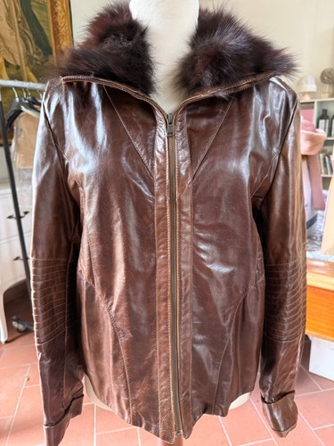 Giacca vera pelle - vera, marrone