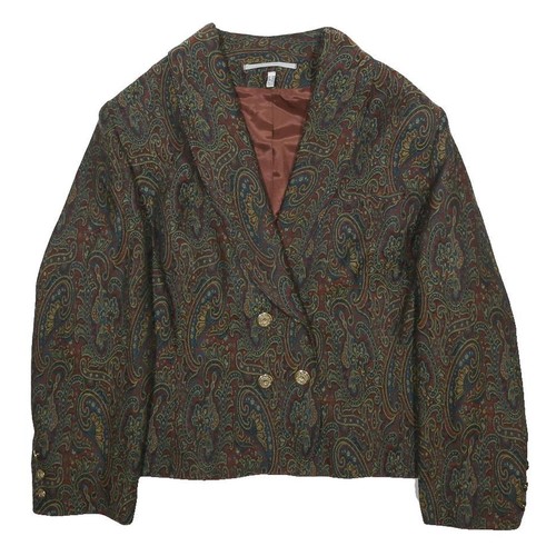 Giacca donna marrone paisley