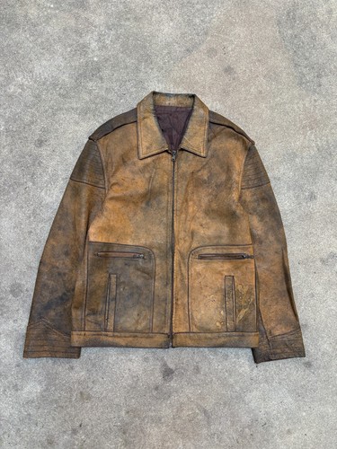 Giacca pelle vintage - giacca,