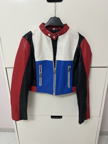 Giacca biker color block - biker,
